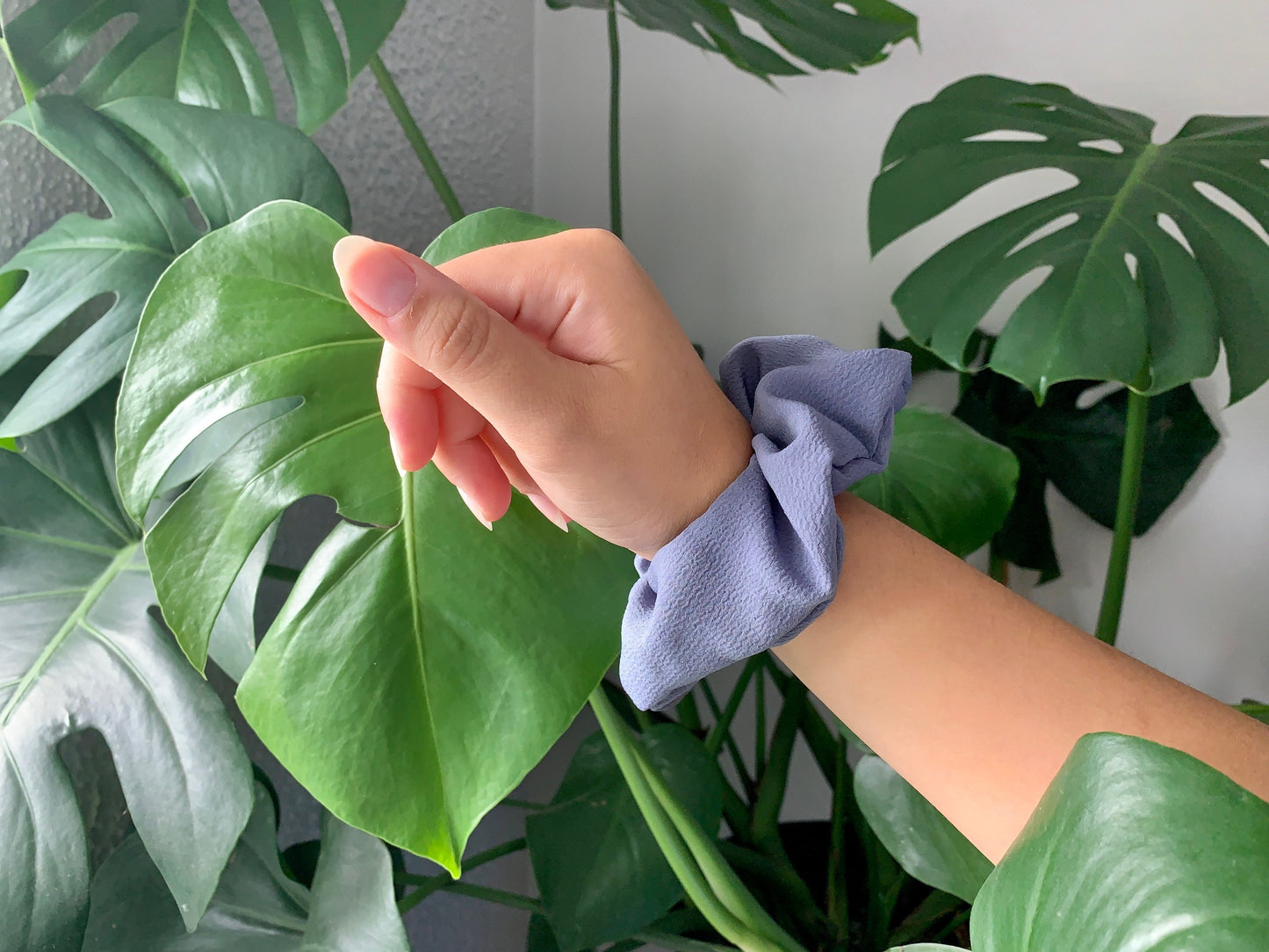 Steel Blue Scrunchie