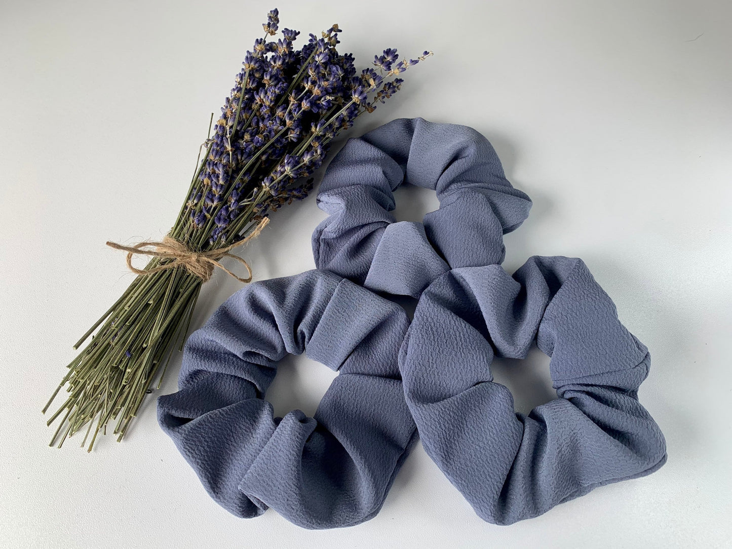 Steel Blue Scrunchie