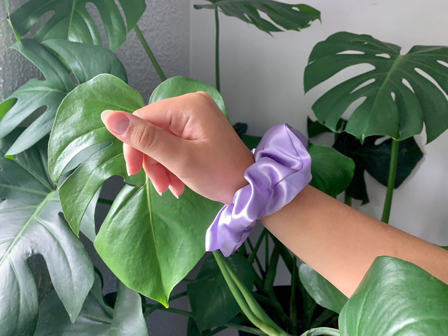Lavender Purple Scrunchie