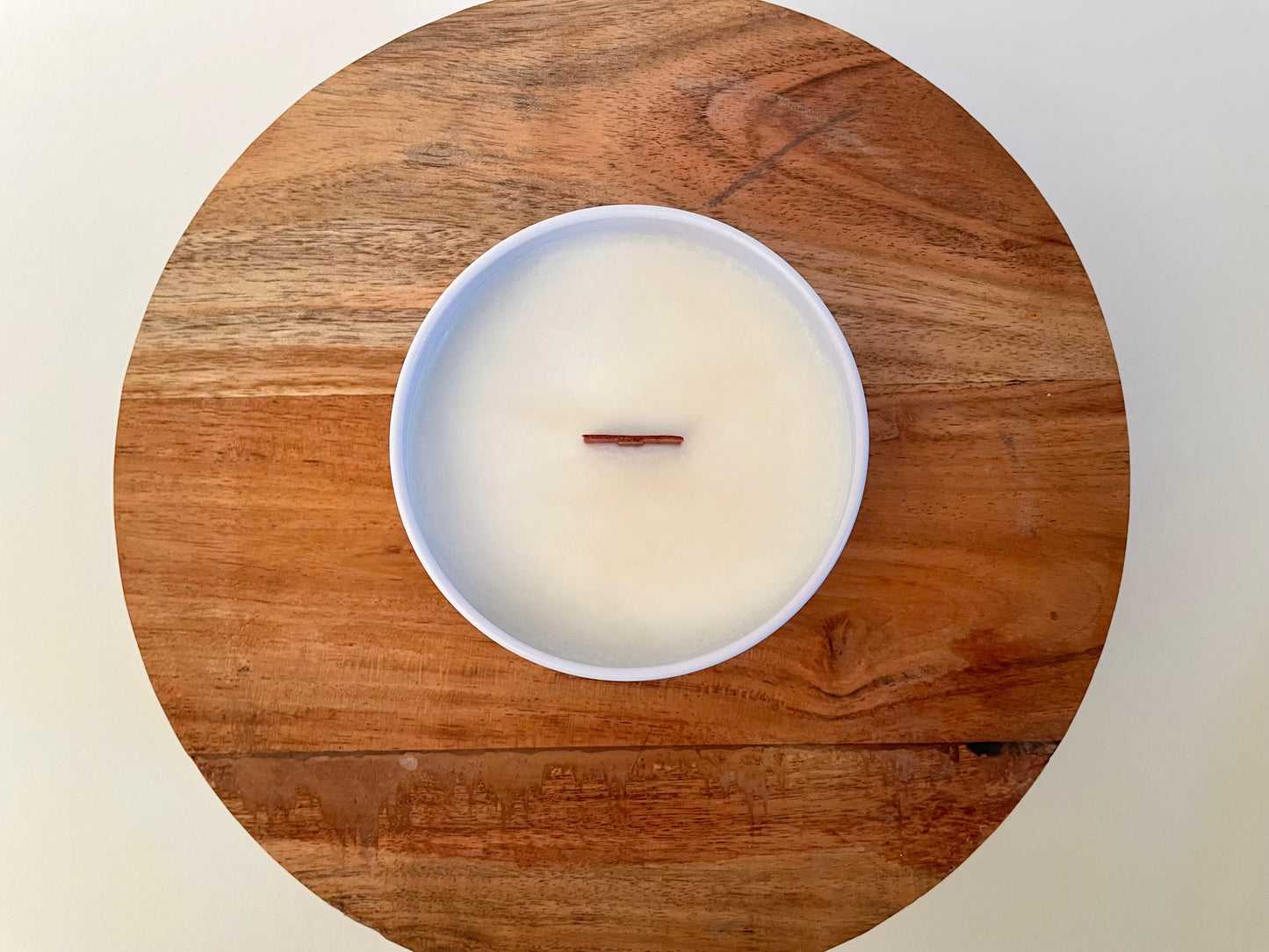 Sandalwood + Amber Soy Wax Wood Wick Candle
