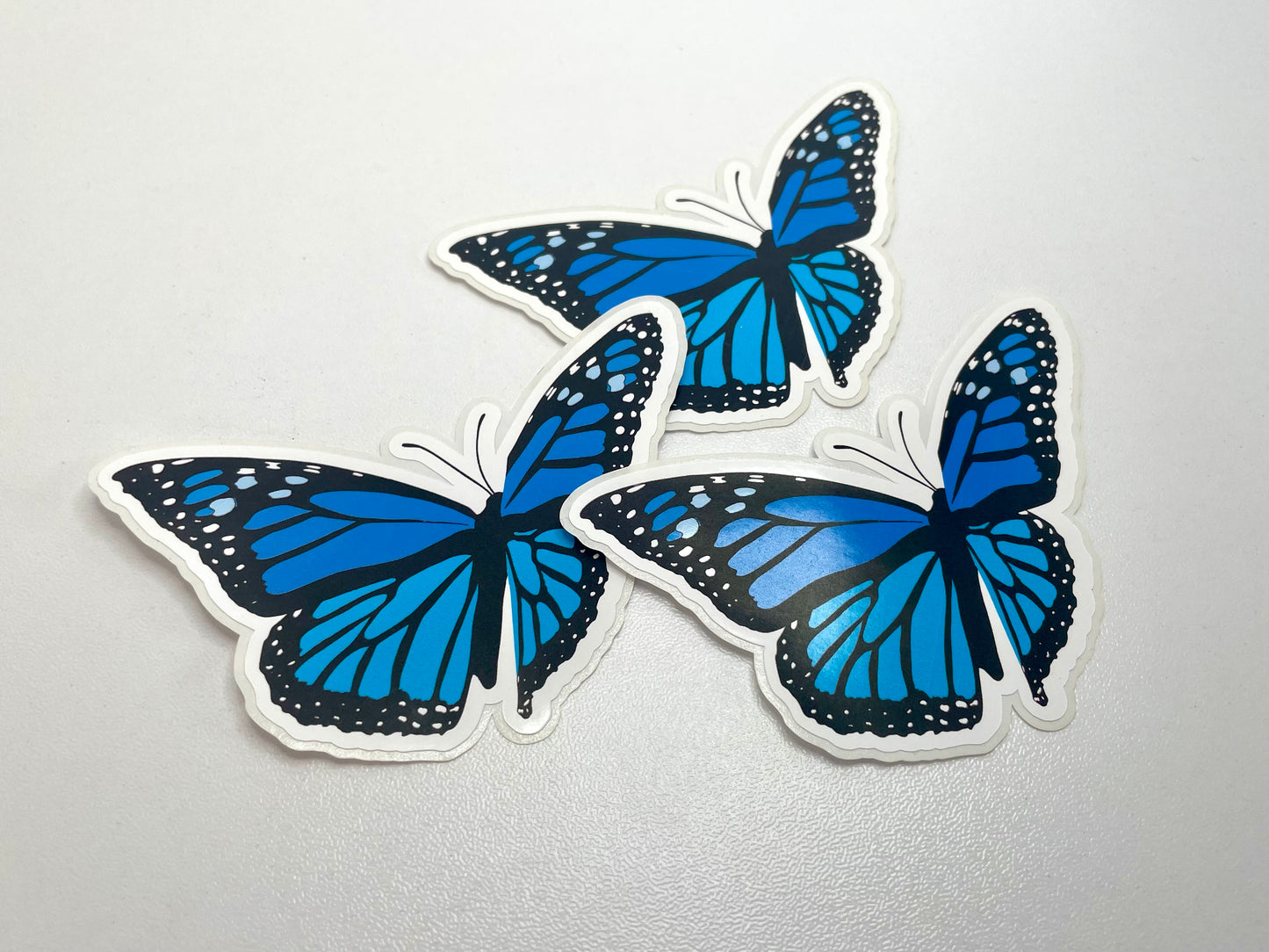 Blue Butterfly Sticker