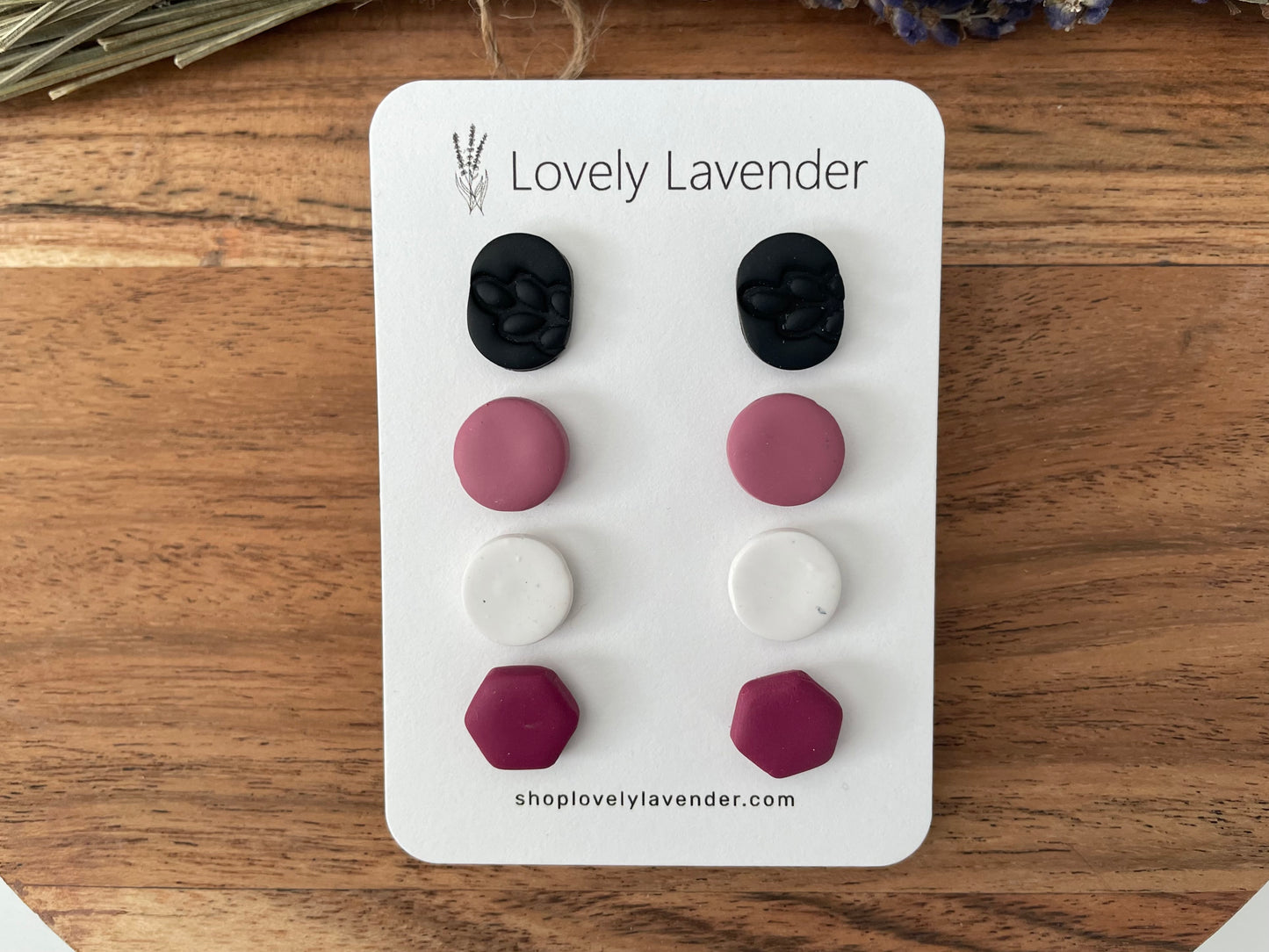 Multi-shape Studs Set Earrings