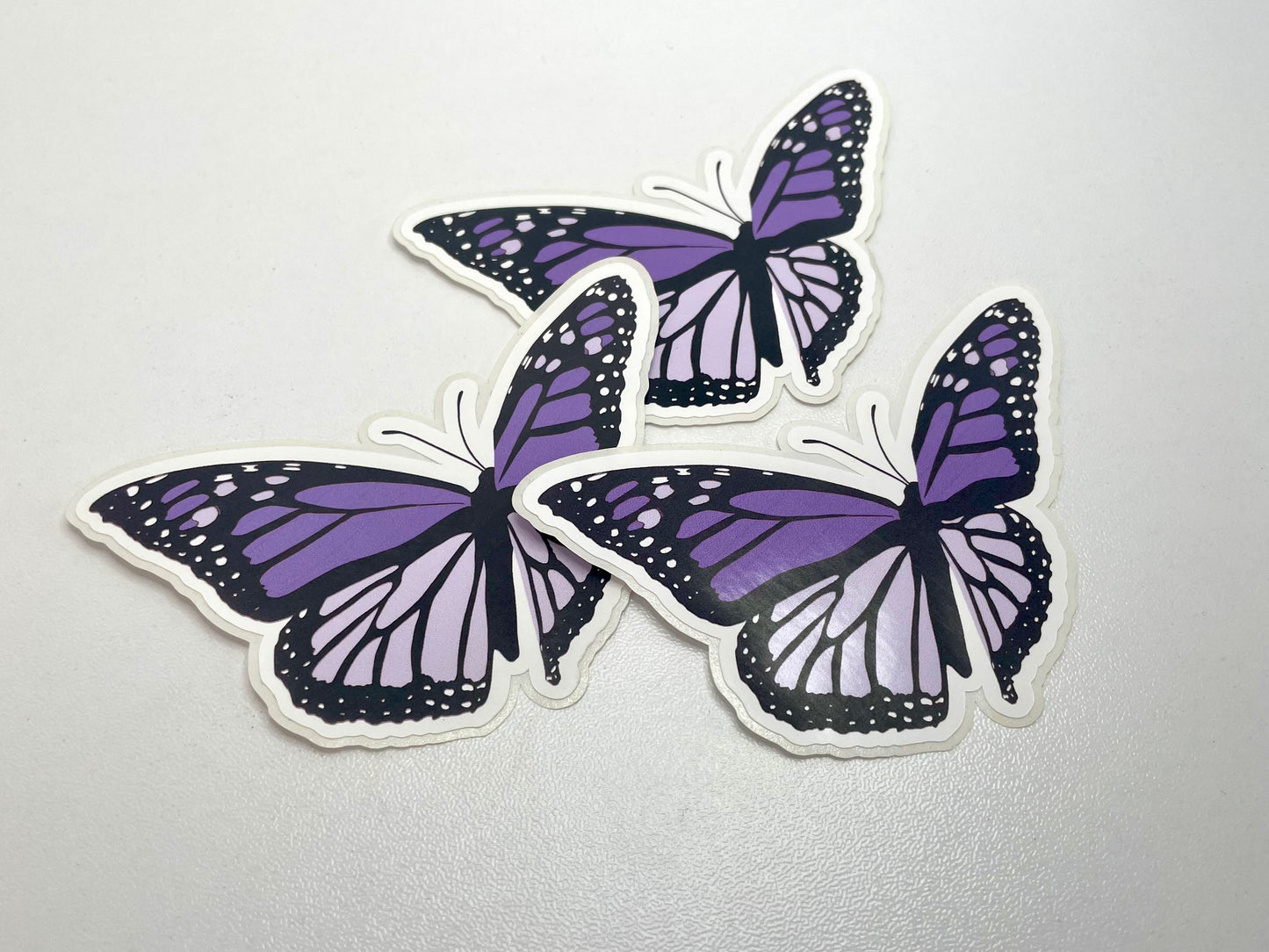Purple Butterfly Sticker