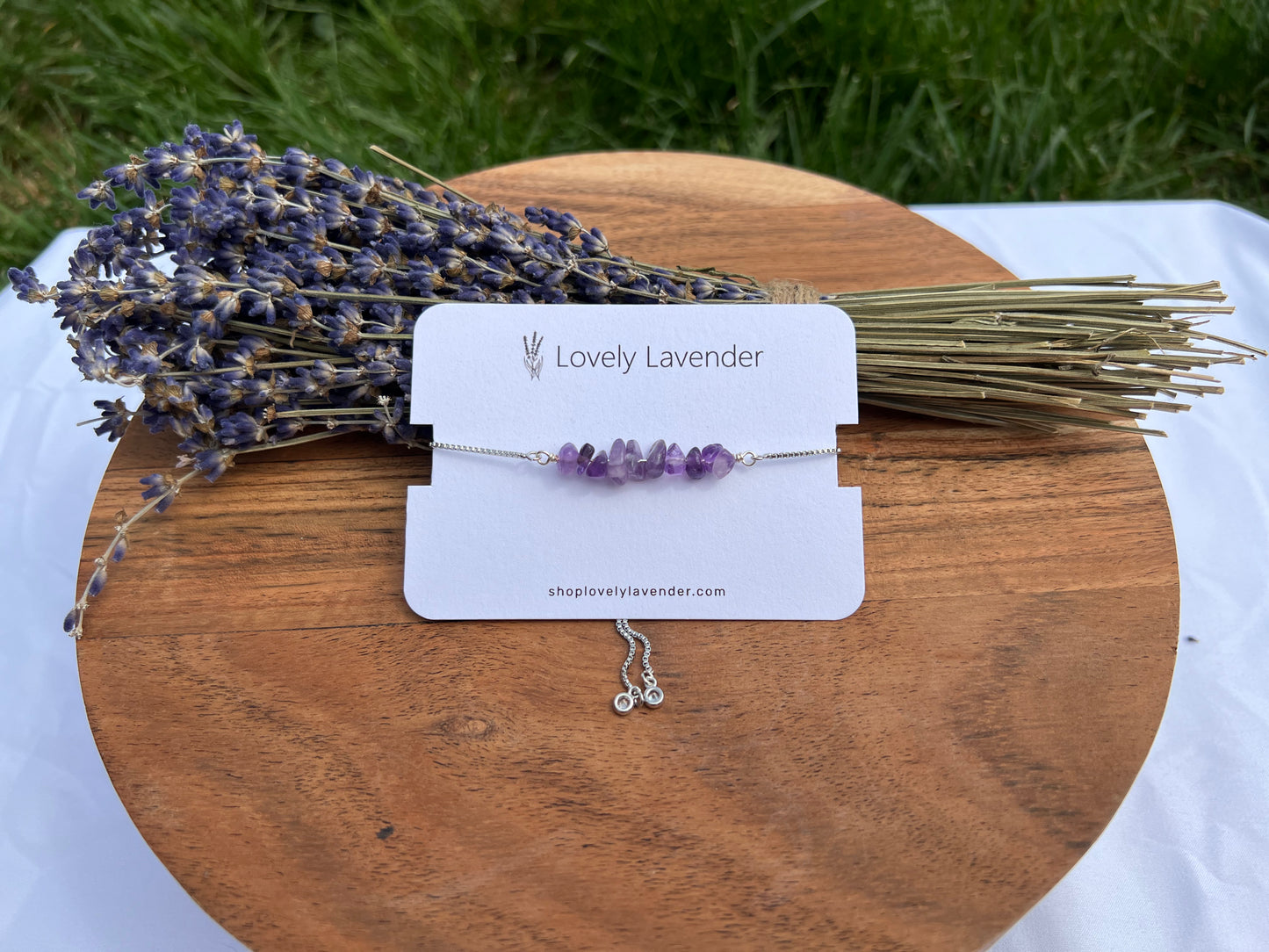 Amethyst Bracelet - Silver