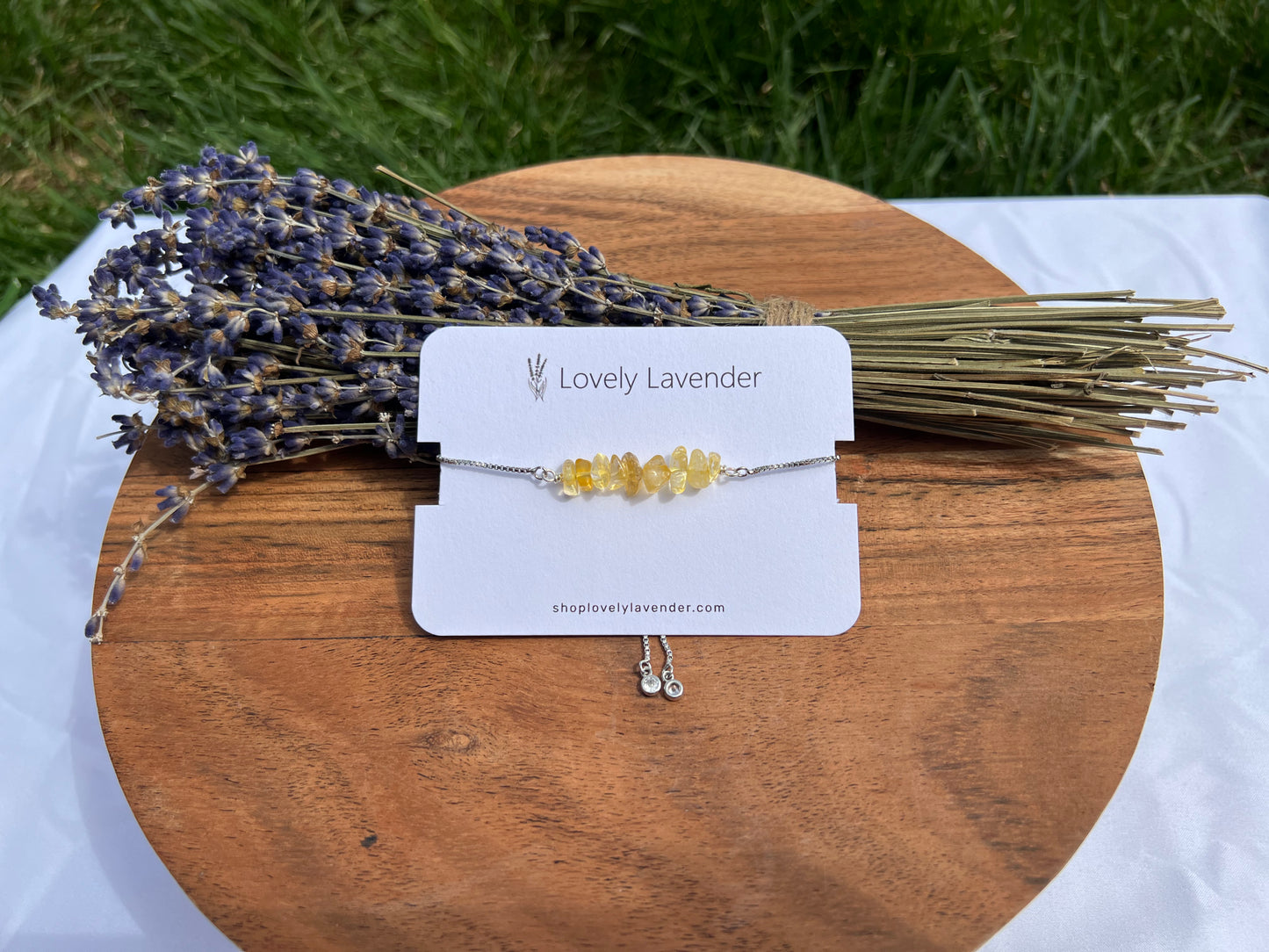 Citrine Bracelet - Silver