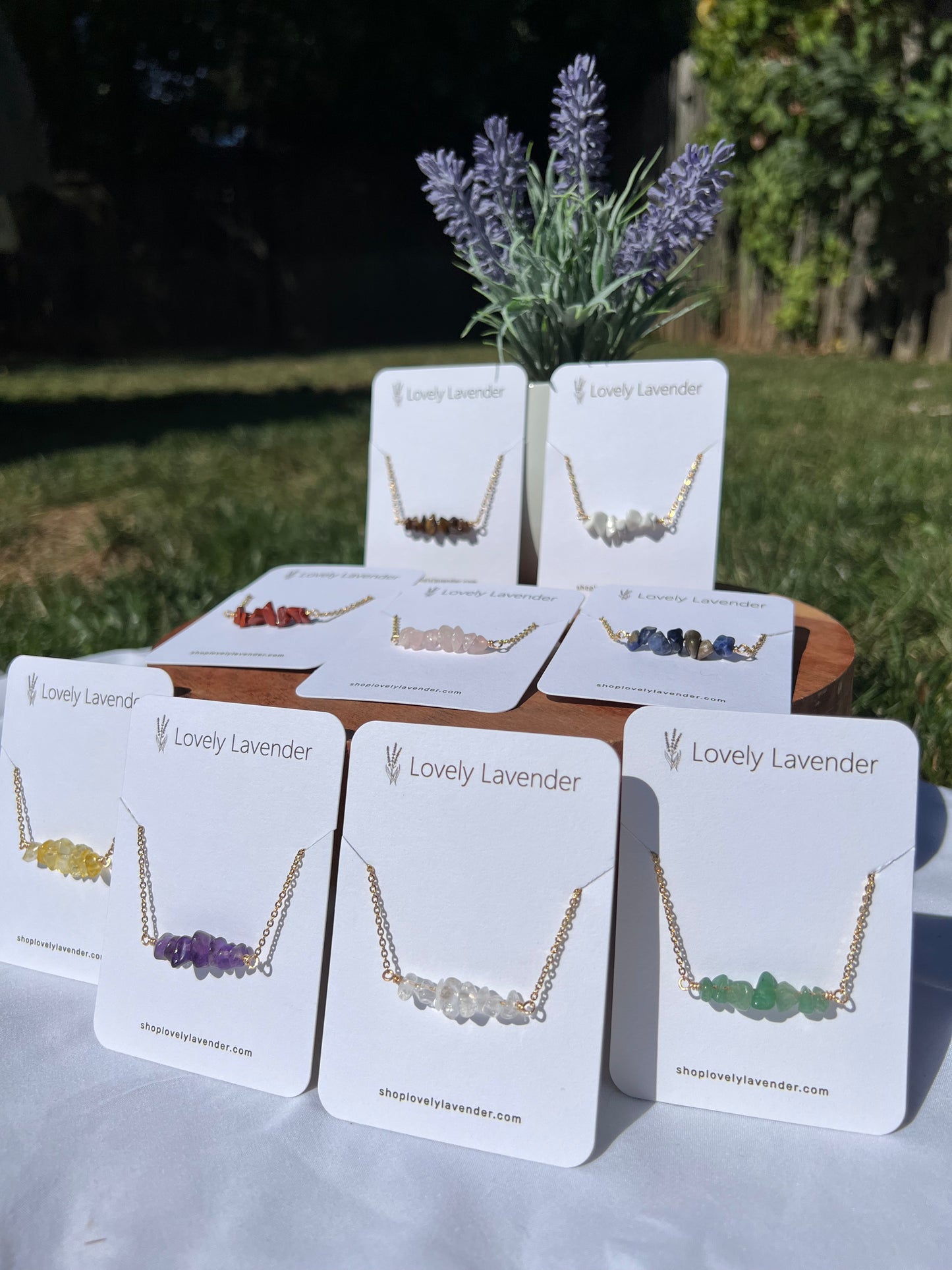 Amethyst Necklace - Silver