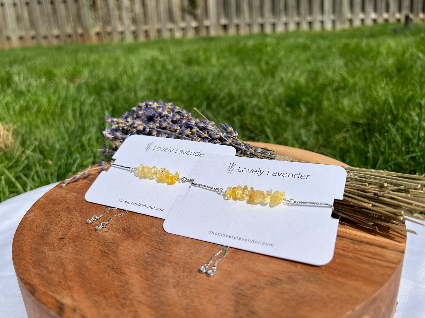 Citrine Bracelet - Silver