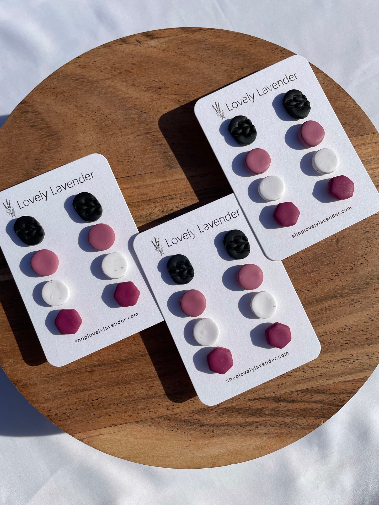 Multi-shape Studs Set Earrings