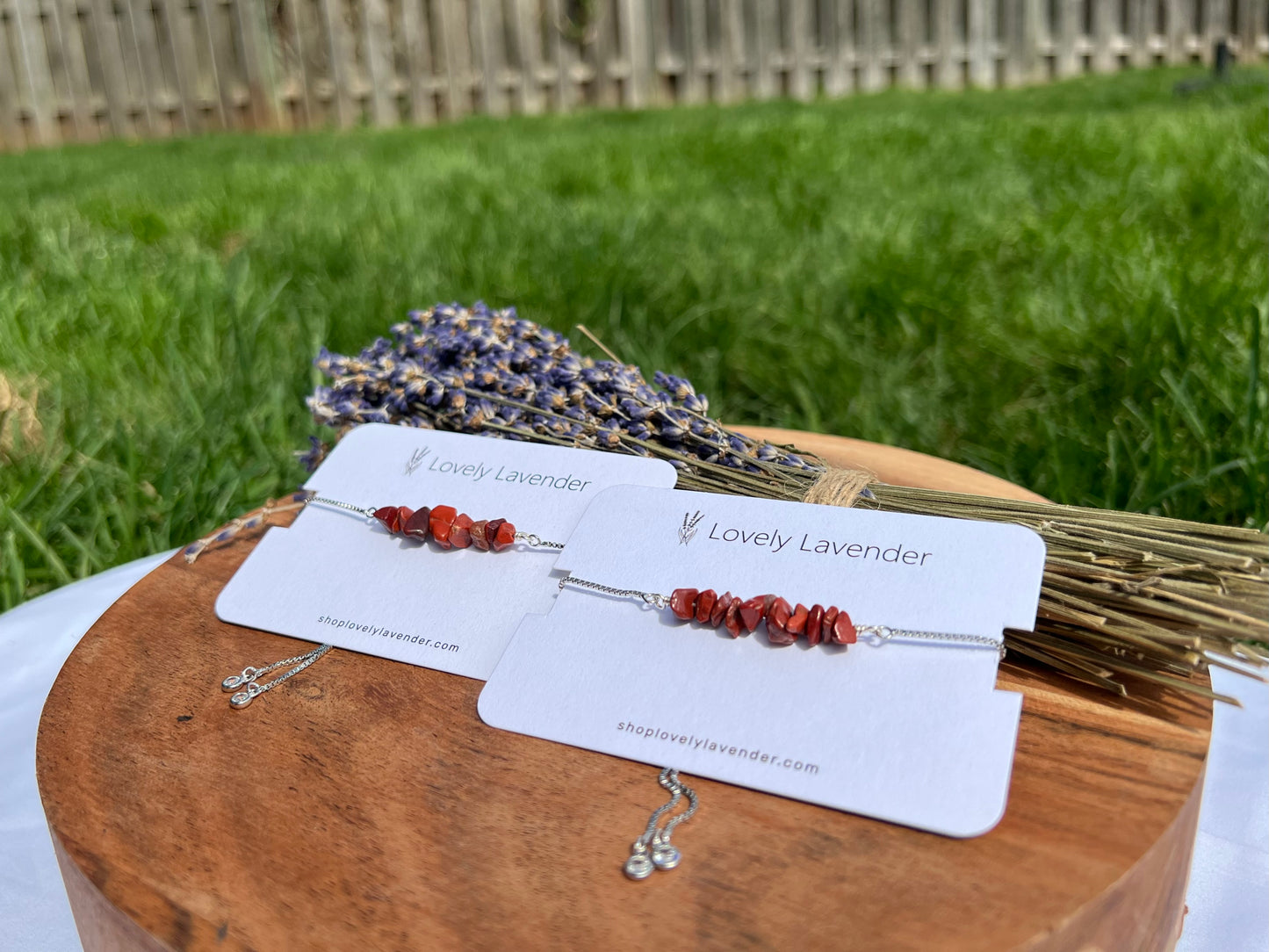 Red Jasper Bracelet - Silver