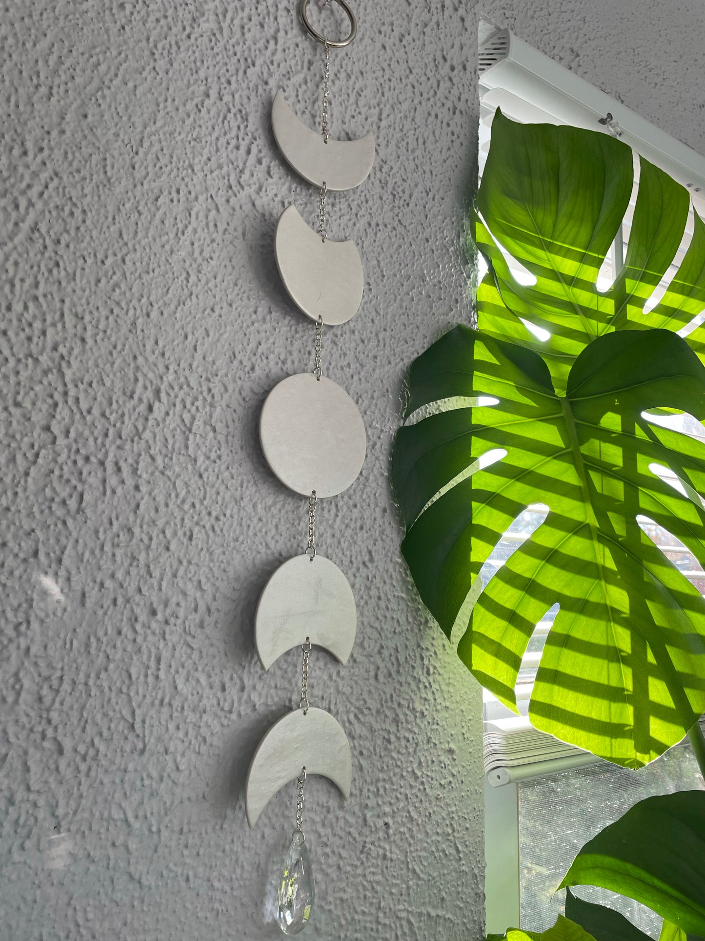 Moon Phase Wall Decor - Pearl White One of a Kind