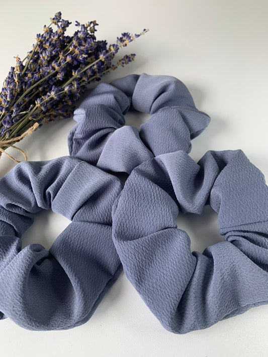 Steel Blue Scrunchie