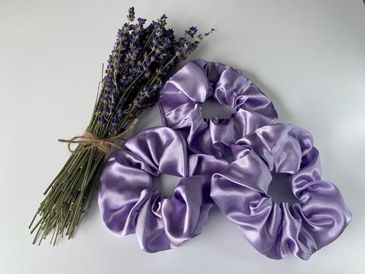 Lavender Purple Scrunchie
