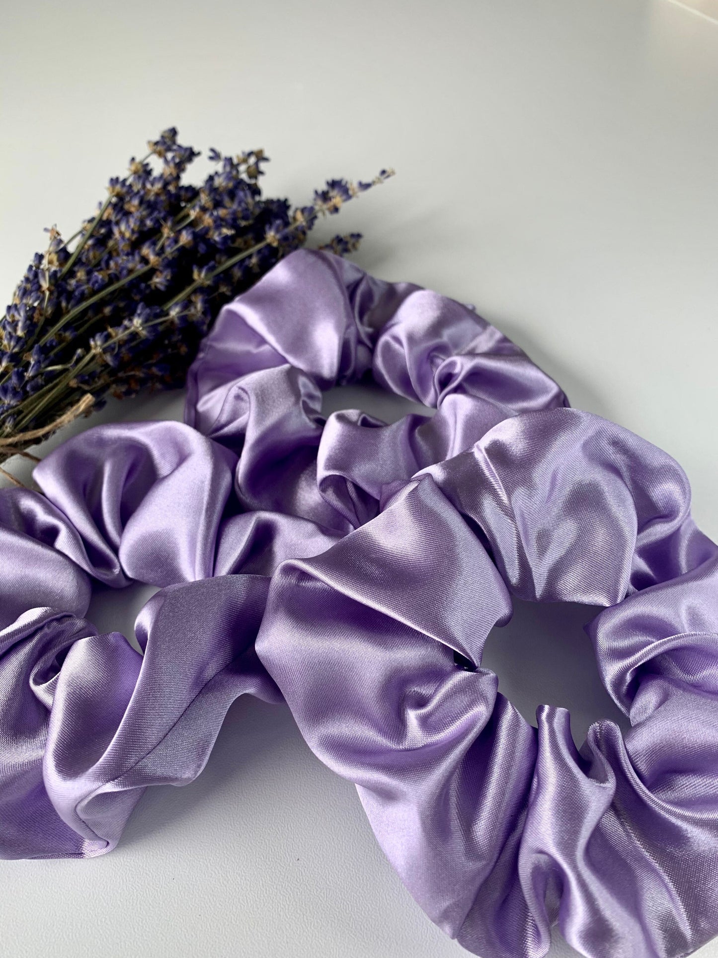 Lavender Purple Scrunchie