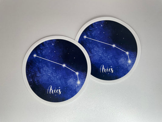 Aries Zodiac Constellation Sticker