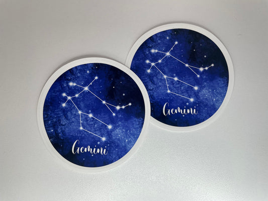 Gemini Zodiac Constellation Sticker