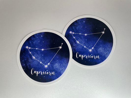 Capricorn Zodiac Constellation Sticker
