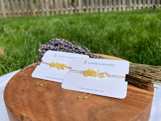 Citrine Bracelet - Gold