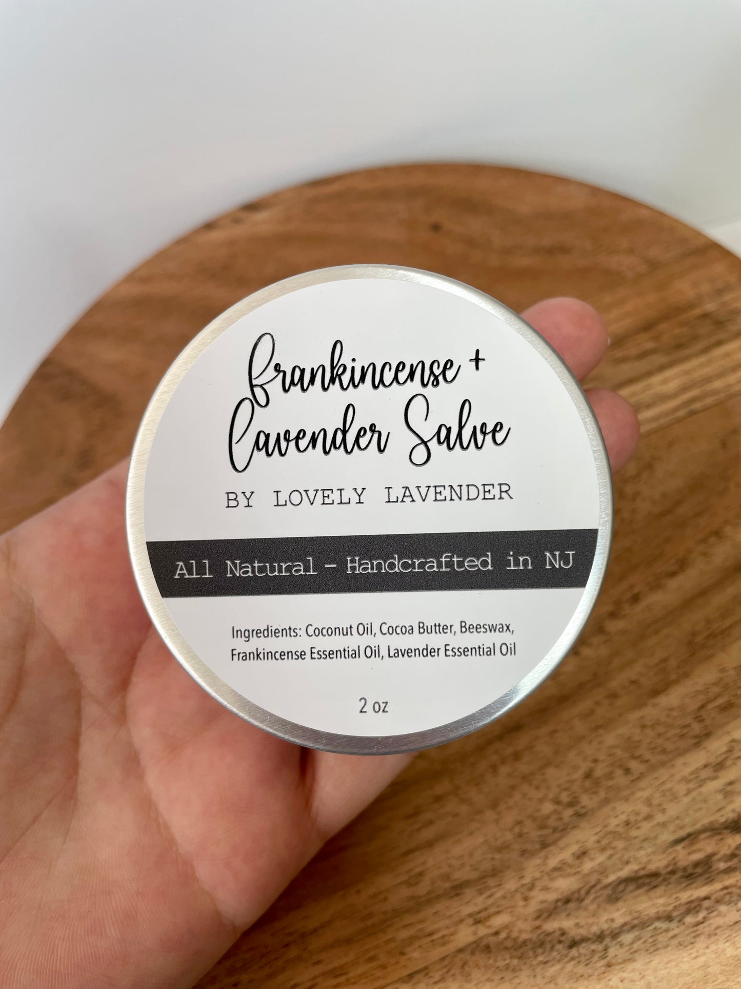 Frankincense and Lavender Salve