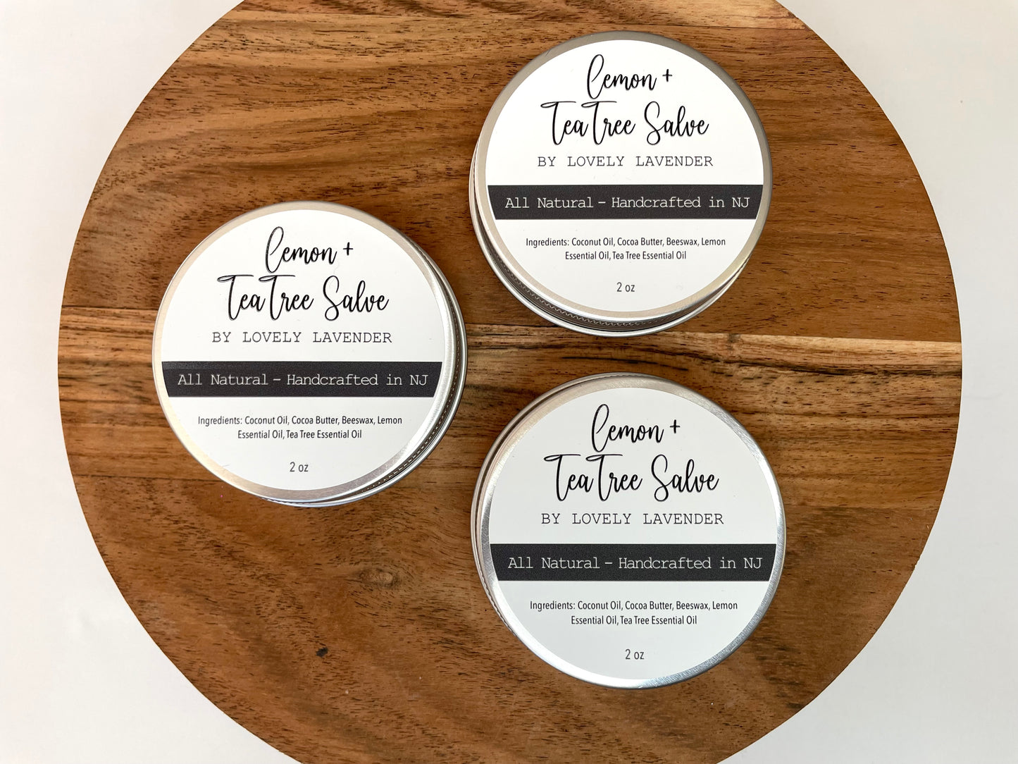 Lemon and Tea Tree Salve