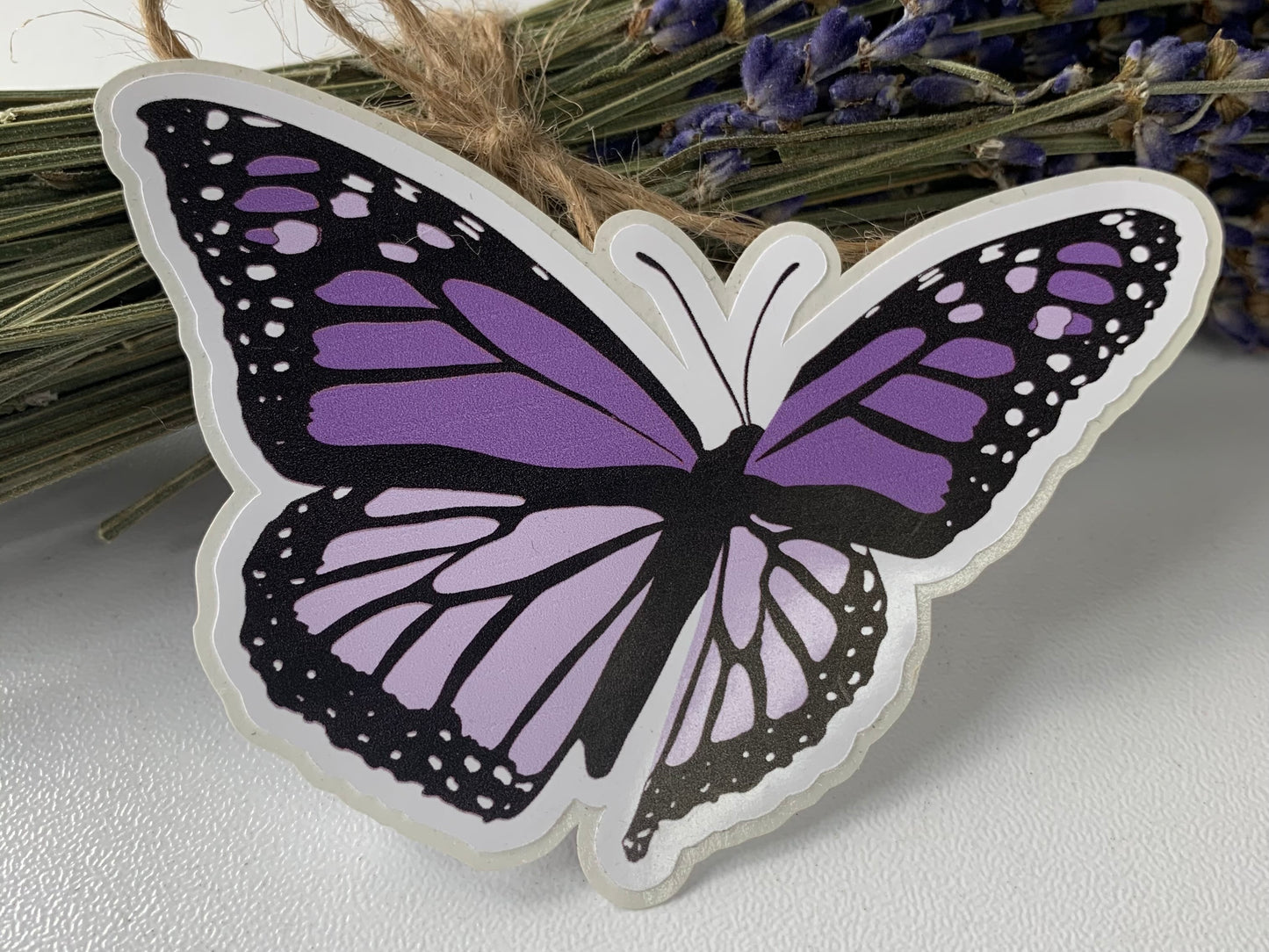 Purple Butterfly Sticker